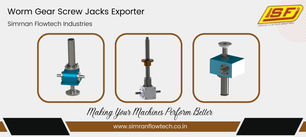 Best quality worm Gear Screw jacks Exporter