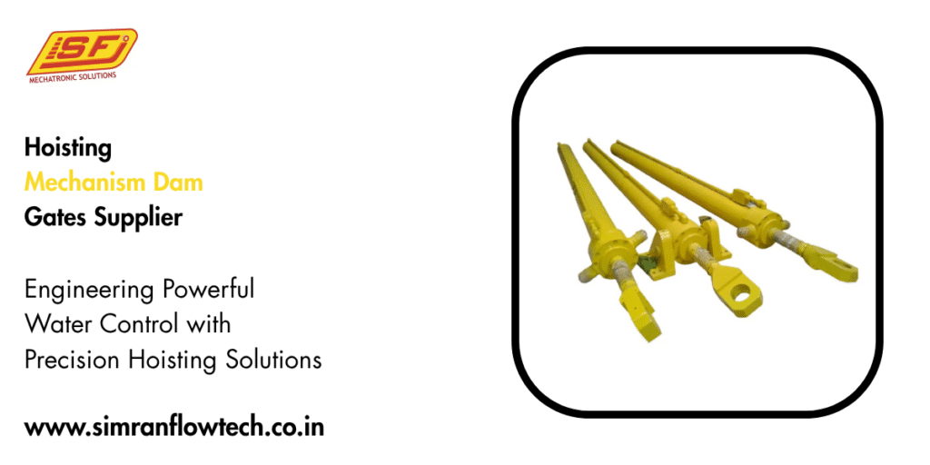 Hoisting Mechanism Dam Gates Supplier 
