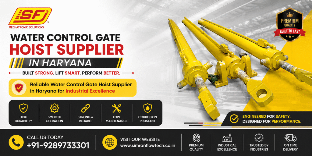 Water Control Gate Hoist Supplier in Haryana